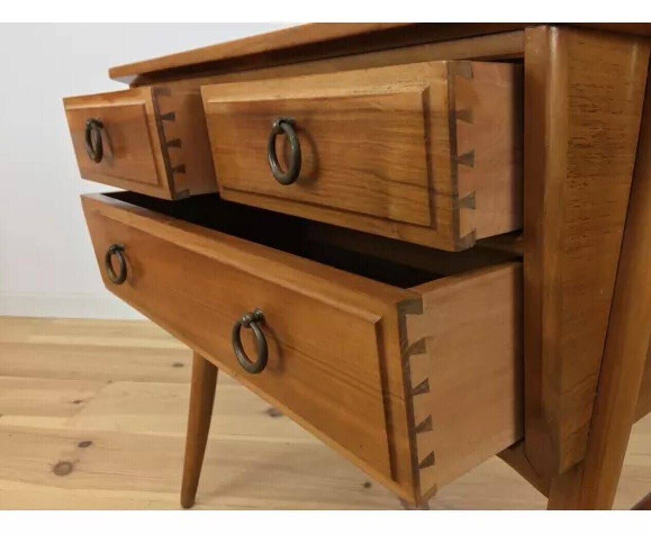 Scandinavian side table/commode, cabinetmaker's furniture, 1960s.