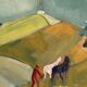 Farming With Windmill Painting