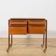 Mid-Century Teak Serving Trolley on Castors, Denmark, 1960s