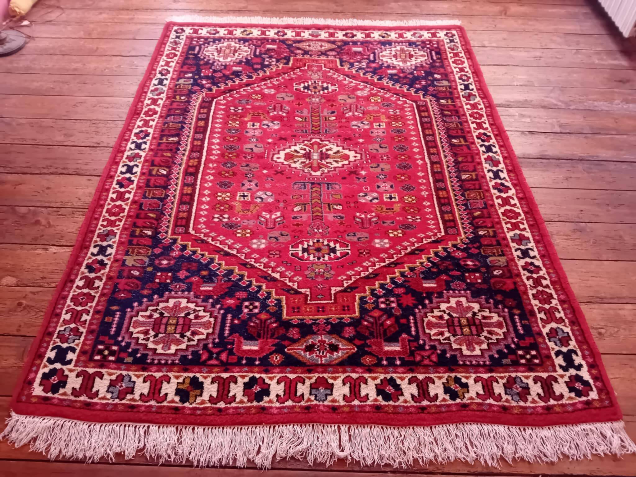 Handmade Indo Abadeh Rug 239x179cm