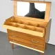 Commode vintage / Table de maquillage, années 1960, Tchécoslovaquie