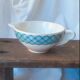 Saucière St Amand Numéro 2079 vichy bleu vintage