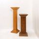 Pedestal console in pencil reed in the style of Vivai del Sud - 1970s
