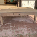 Wooden coffee table with drawer
