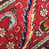 Tapis persan fait à la main en laine rouge 283x420cm