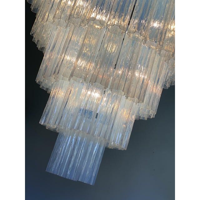 Contemporary murano glass chandelier
