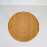 Modern Scandinavian Sculptural Stool in Pine, Sweden, 1970s