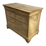 Commode louis philippe 4 tiroirs aérogommé