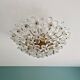 Italian ceiling light in Murano glass, 1970.