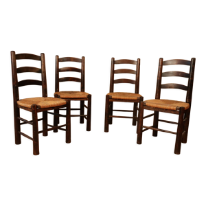 Série de quatre chaises