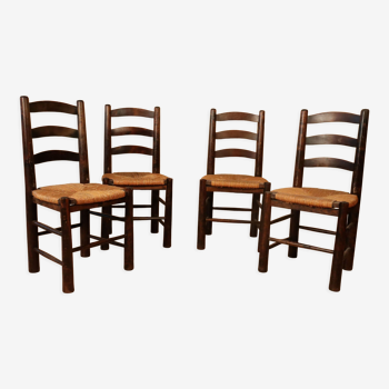 Series of four chairs