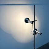 Lampe sur pied minimaliste de l’ère spatiale suisse du milieu du siècle par l'équipe SLZ pour Swisslamps International, années 1960