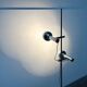 Lampe sur pied minimaliste de l’ère spatiale suisse du milieu du siècle par l'équipe SLZ pour Swisslamps International, années 1960
