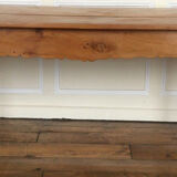 Old farmhouse table curved legs
