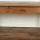 Old farmhouse table curved legs