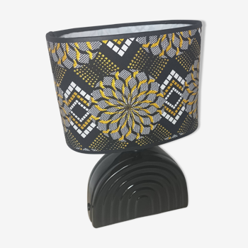Lampe de table céramique noir ZUHRA
