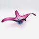 (Reserved Richard) Murano Bowl - Sommerso - XL 50cm - Amethyst and Turquoise