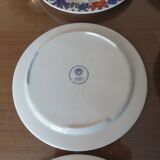 6 plates Acapulco Villeroy & Boch years 70
