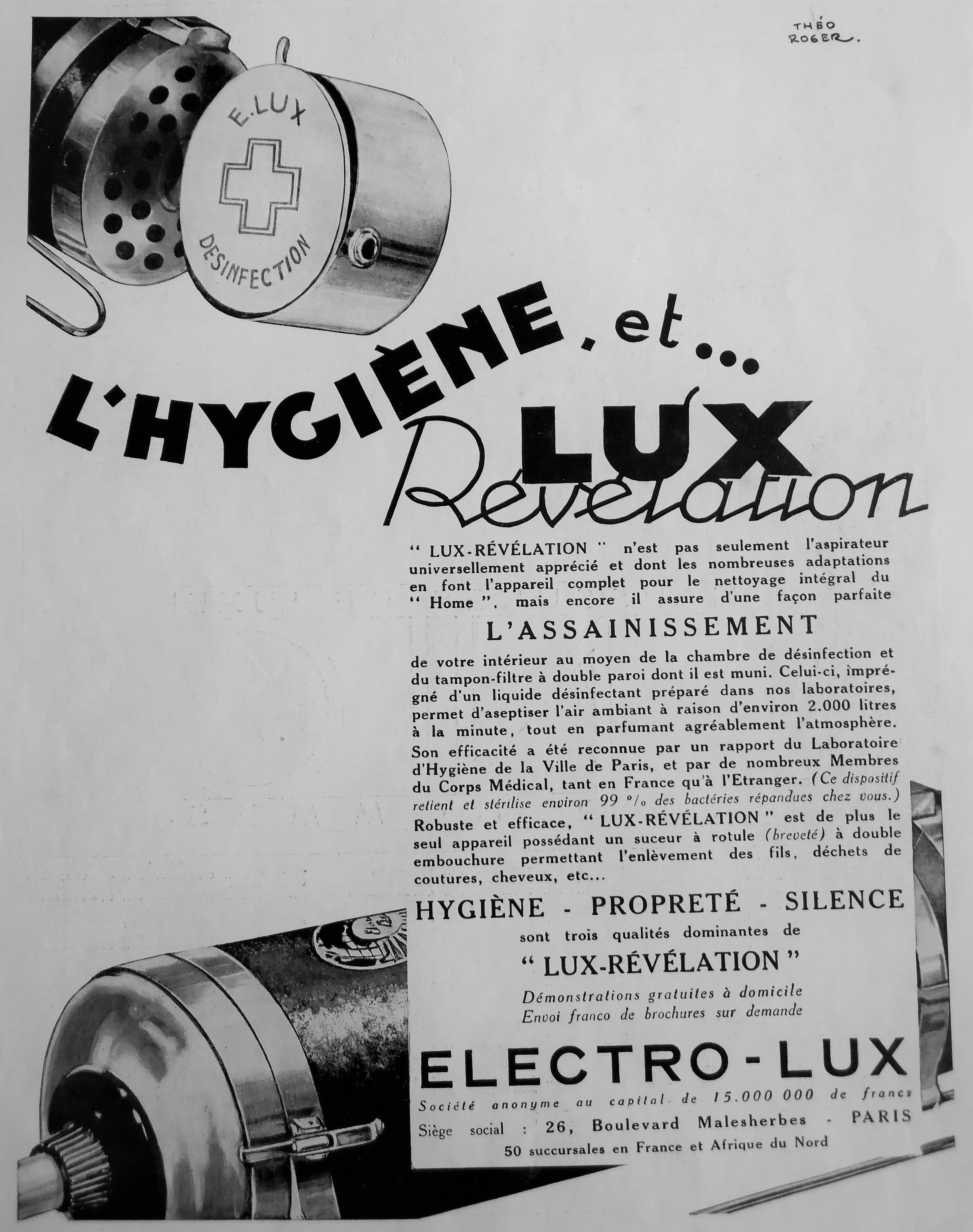 Advertising "Electrolux" 1930s