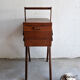Vintage Wood Worker / Sewing Box / Oak / Compass Feet / Retro / Vintage / 1950