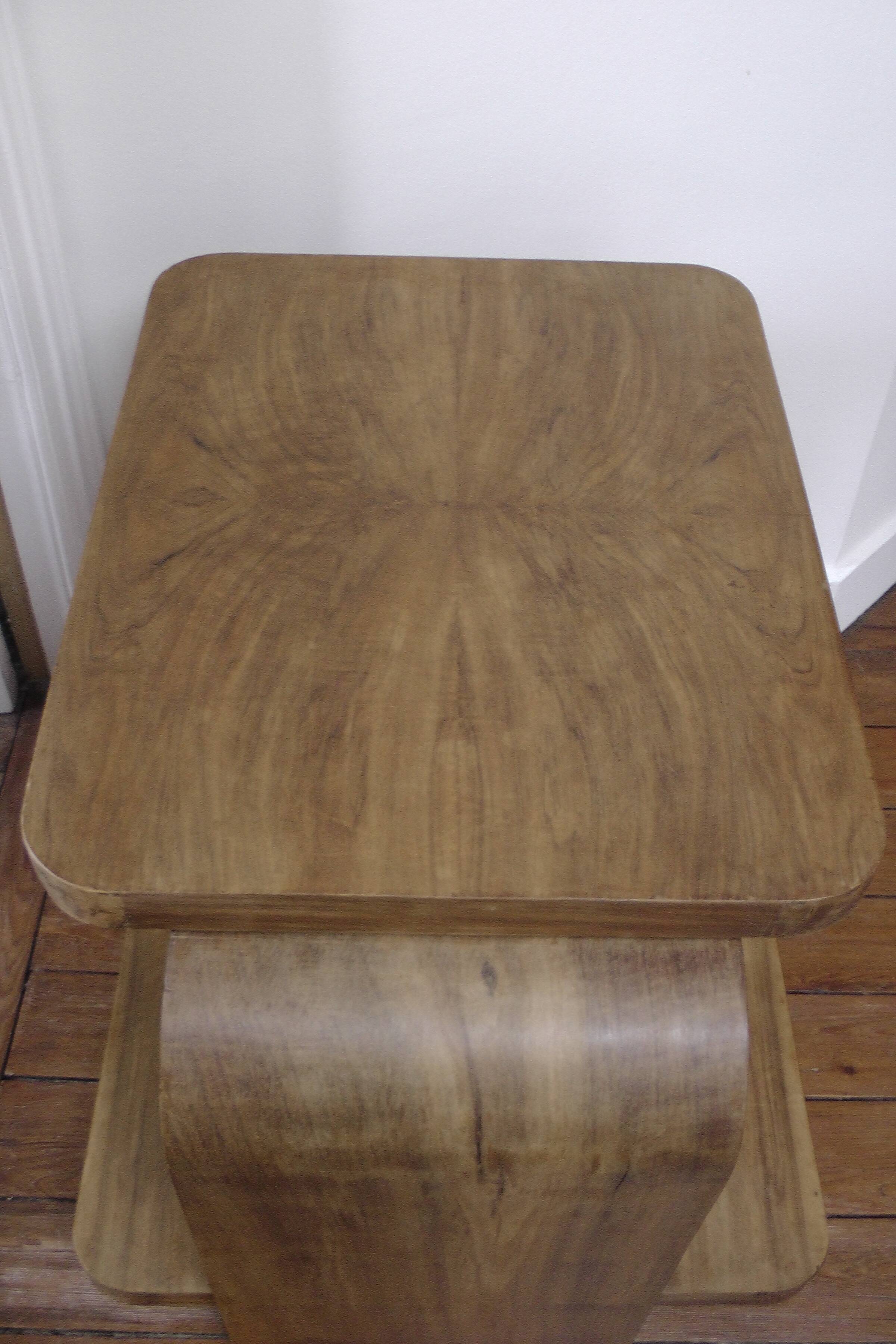 Table basse double plateau années 30/40