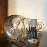 Liquor carafon with golden stripes