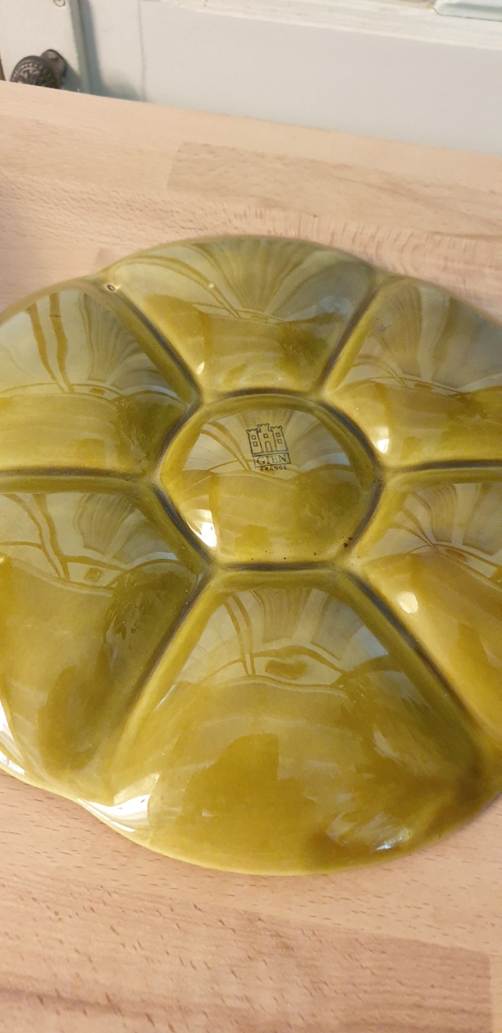 Gien oyster plates