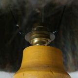 Vintage handmade wool hat lamp