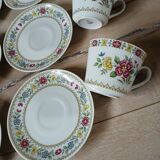 6 tasses + soupes anciennes/ années 50