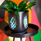 Ceramic potter's pot cover vase 50s