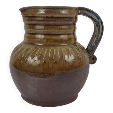 Stoneware pitcher / Puisaye