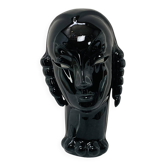Art Deco ceramic head by Eduard Hermanutz, Villeroy & Boch, mask