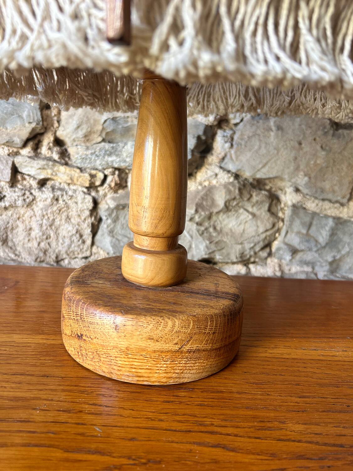 Vintage macrame lamp – 1970s