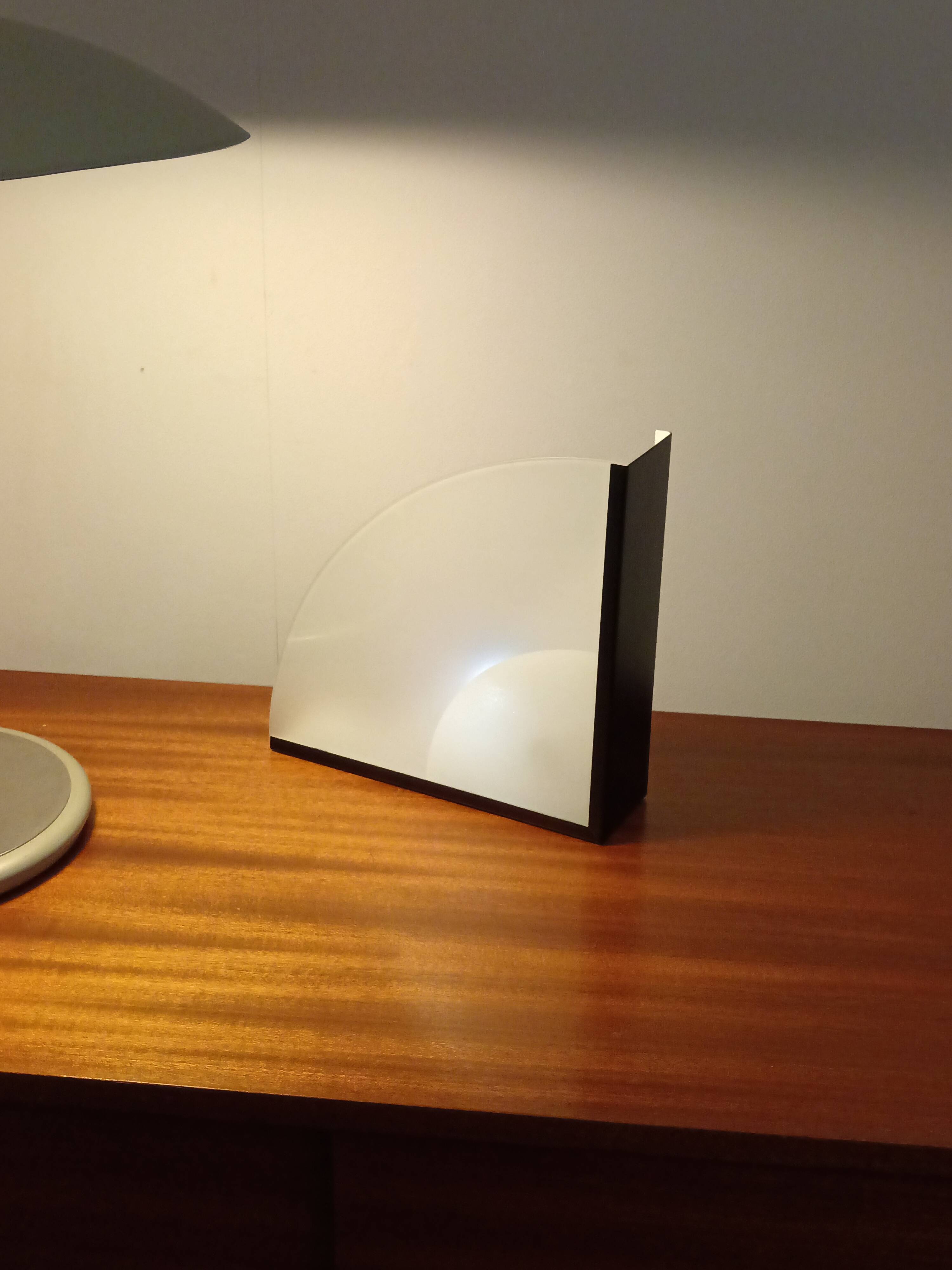 2 triangular wall lights 1980