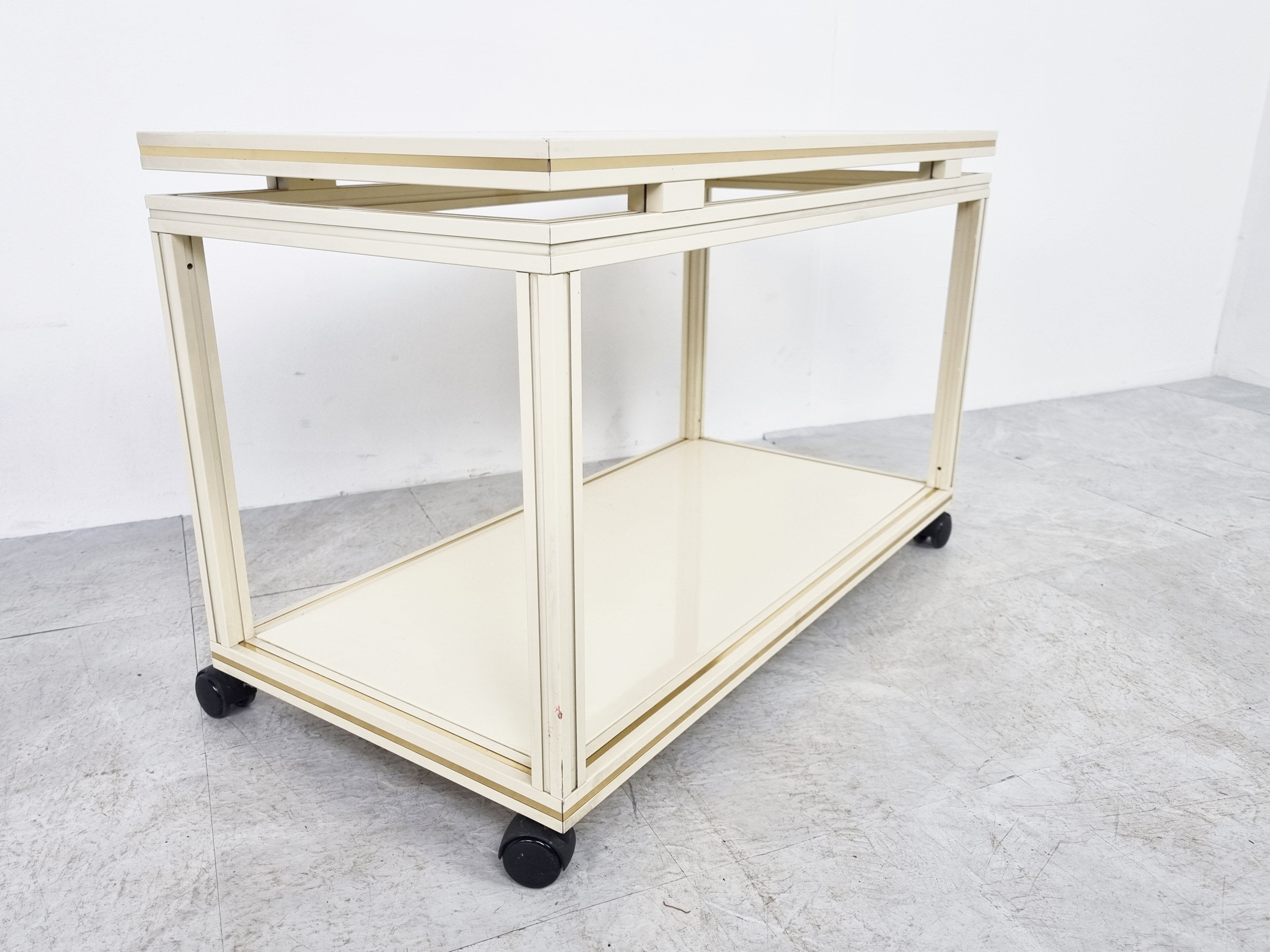 Trolley vintage par Pierre Vandel, années 1980