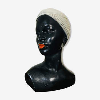 Vintage platre bust