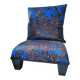 Cushion and its blue phoenix footrest