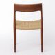 Niels Otto Møller Model 77 Chair – 1960s Teak & Danish Cord