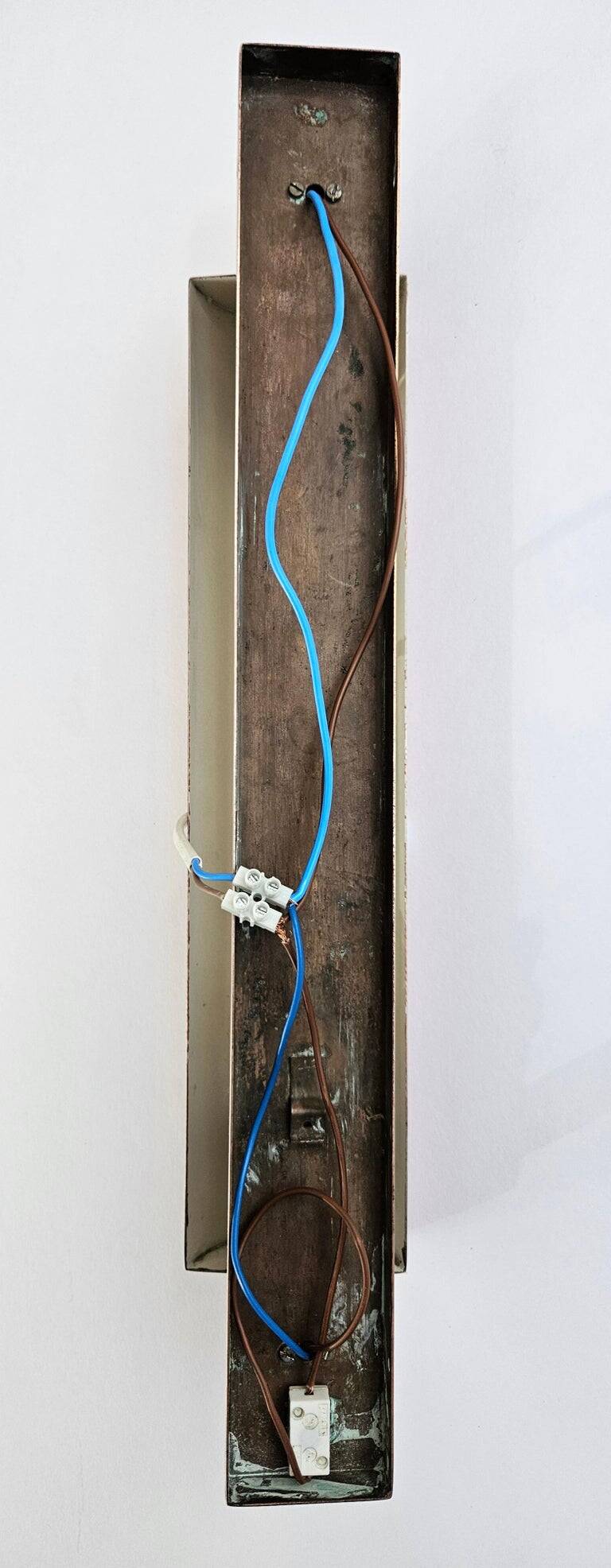 Very rare copper wall lamp, Art Deco, 1930s