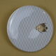 Set of 6 golden dinner plates - Les Poissons d'or - Ateliers Bernardaud