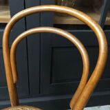 Former wooden and caning child chair