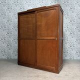 Large Parisian wardrobe with sliding doors