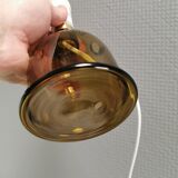 Holmegaard glass table lamp, by Michael Bang 1974 (Already discontinued in 1981) Model Meteor,