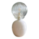 Ceramic lamp & striped glass