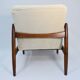 Fully restored vintage armchair by E.Homa, 1960s, beige cord