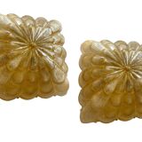 Murano glass sconces set of 2 1970’s