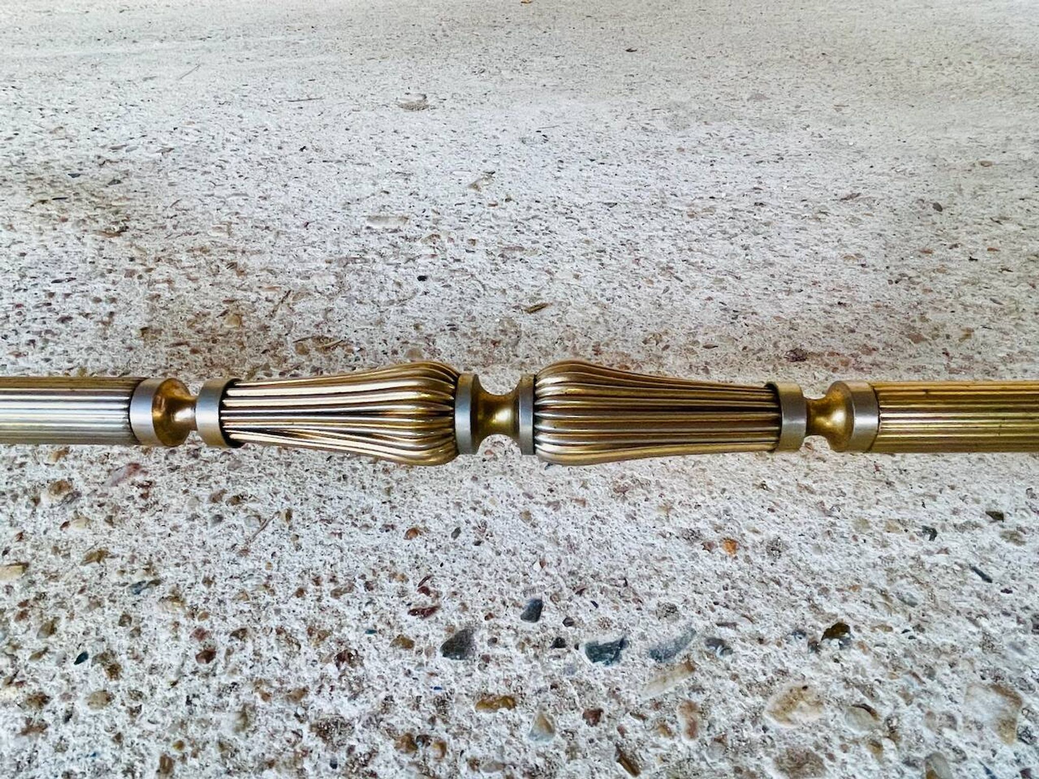 Vintage marble and brass coffee table circa 60's