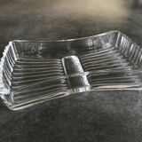 Empty pocket cup in molded glass 16.5 x 10 cm