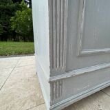 Antique bathroom cabinet with marble