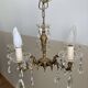 Lustre vintage en bronze